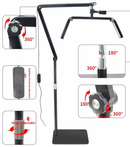 Lámpara Piso (triple LED)
