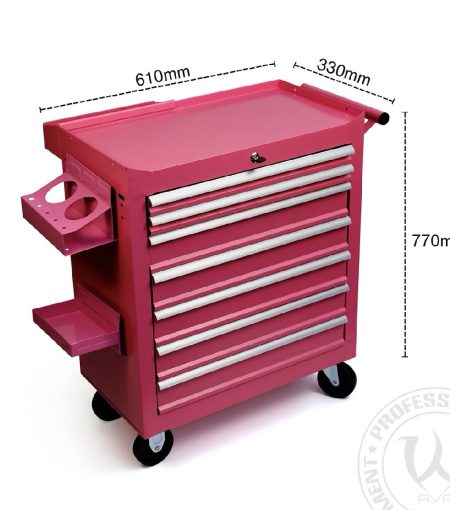 Caja Herramienta PINK - 7 gavetas